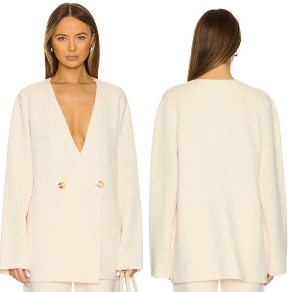 NEW Ser.O.Ya Tundra Knit Sweater in Eggshell Size Small - Picture 1 of 6